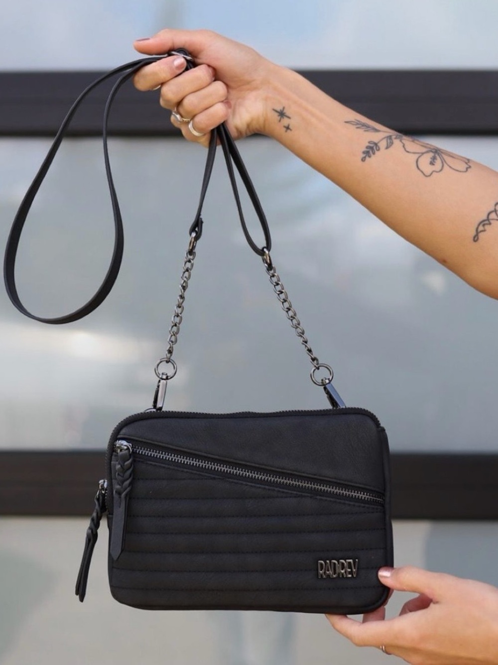 Rad Rev The Pocket Bag in Matte Black